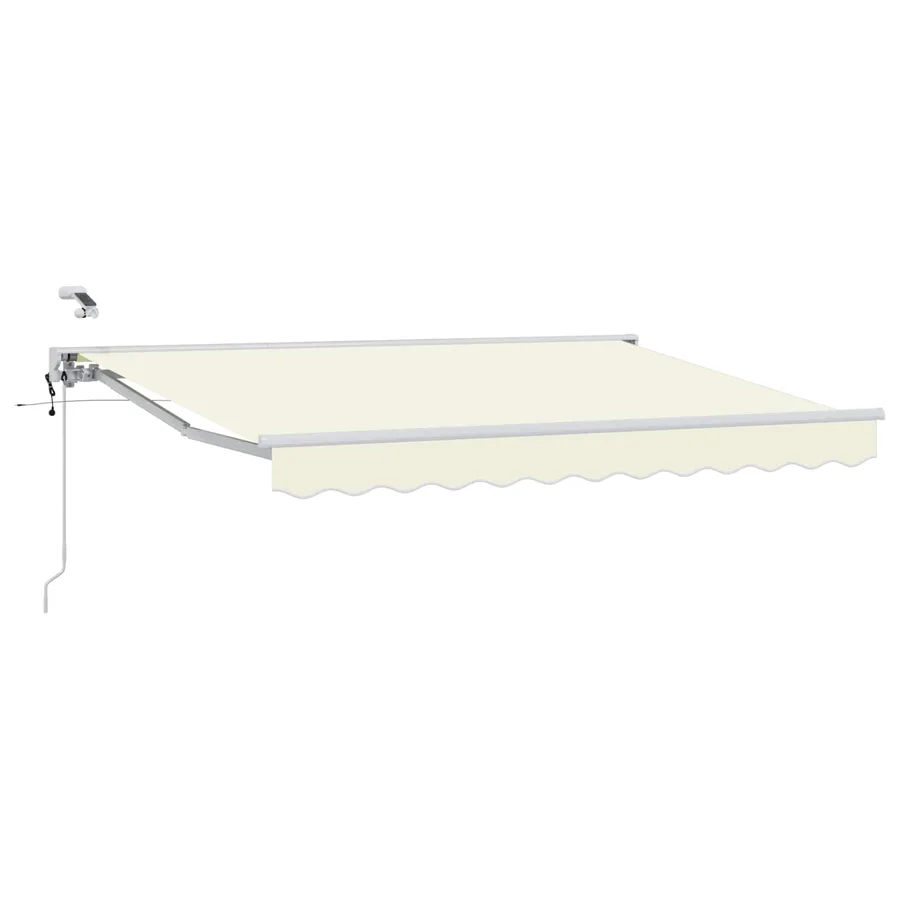 Auvent rétractable électrique Crème et Blanc 2,5 x 2 m - 2