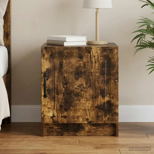 Cabinet de chevet Chêne fumé 43 x 34,5 x 47 cm