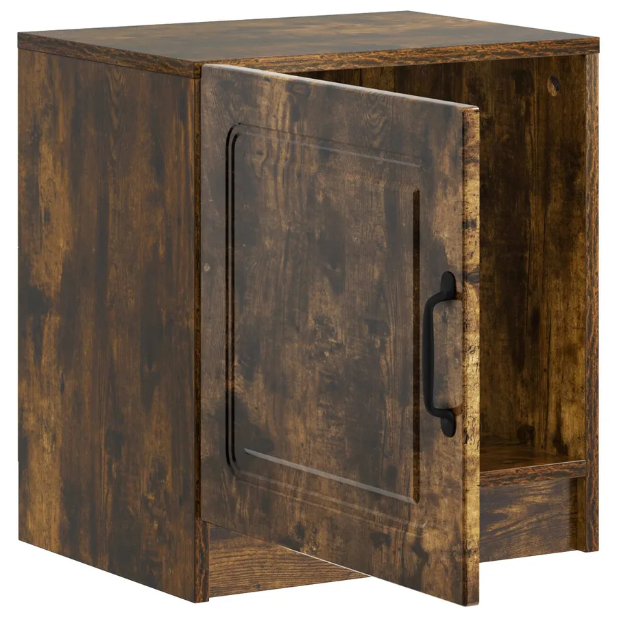 Cabinet de chevet Chêne fumé 43 x 34,5 x 47 cm - 4
