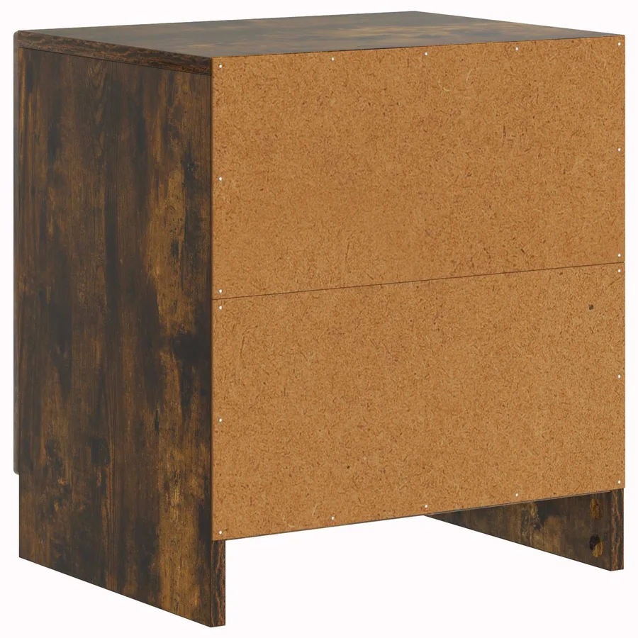 Cabinet de chevet Chêne fumé 43 x 34,5 x 47 cm - 7