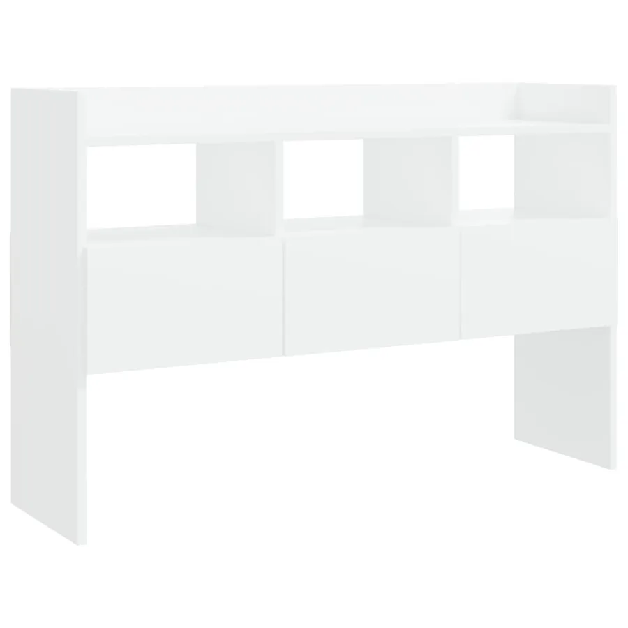 Buffet Blanc 105x30x70 cm Bois d’ingénierie - 2