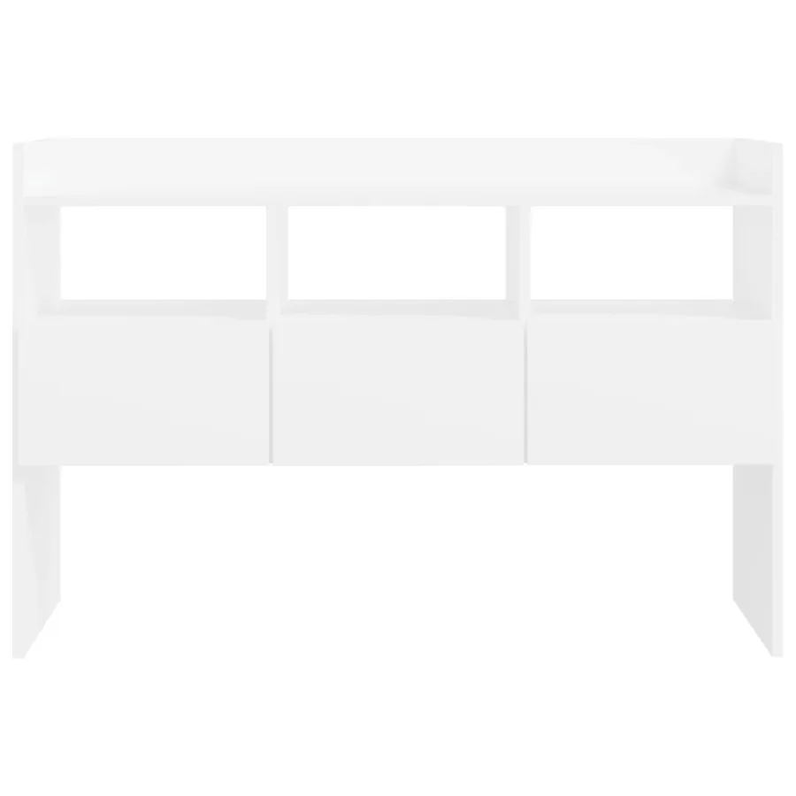 Buffet Blanc 105x30x70 cm Bois d’ingénierie - 6