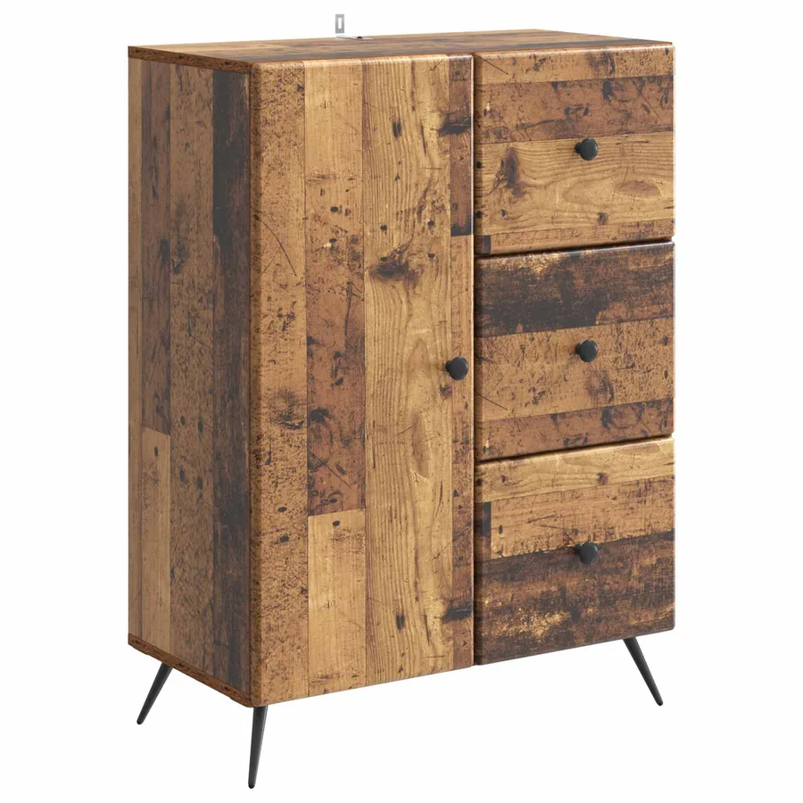 Buffet Bois ancien 66 x 34,5 x 90 cm Bois d'ingénierie - 2