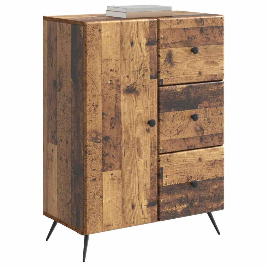 Buffet Bois ancien 66 x 34,5 x 90 cm Bois d'ingénierie - 3