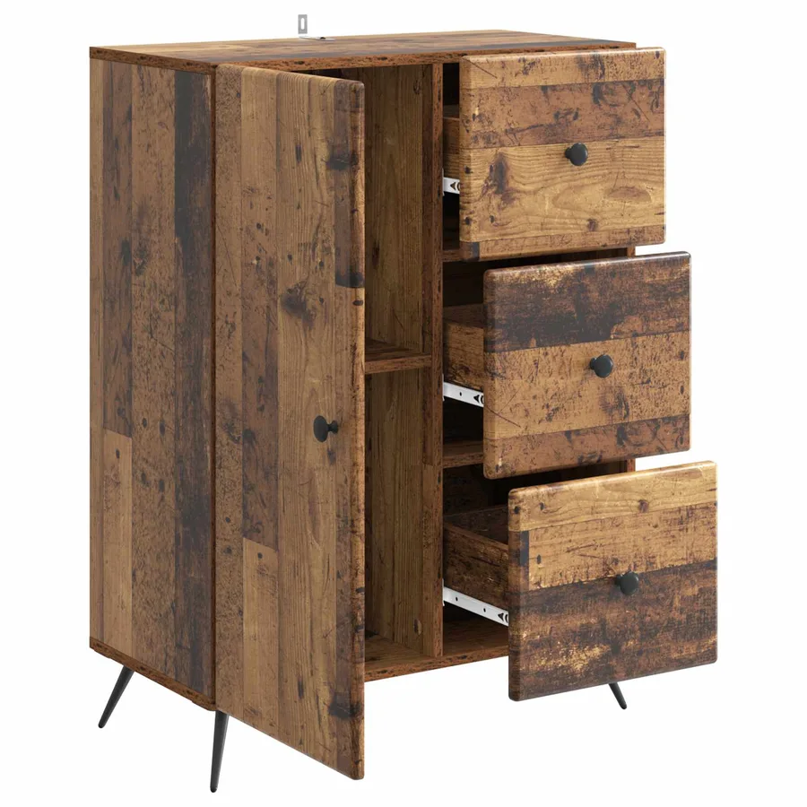 Buffet Bois ancien 66 x 34,5 x 90 cm Bois d'ingénierie - 5