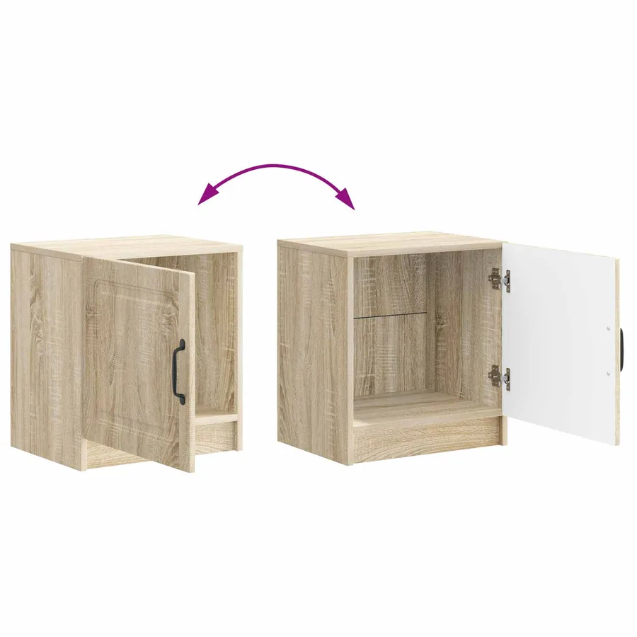 Cabinet de chevet Chêne Sonoma 43 x 34,5 x 47 cm - 8
