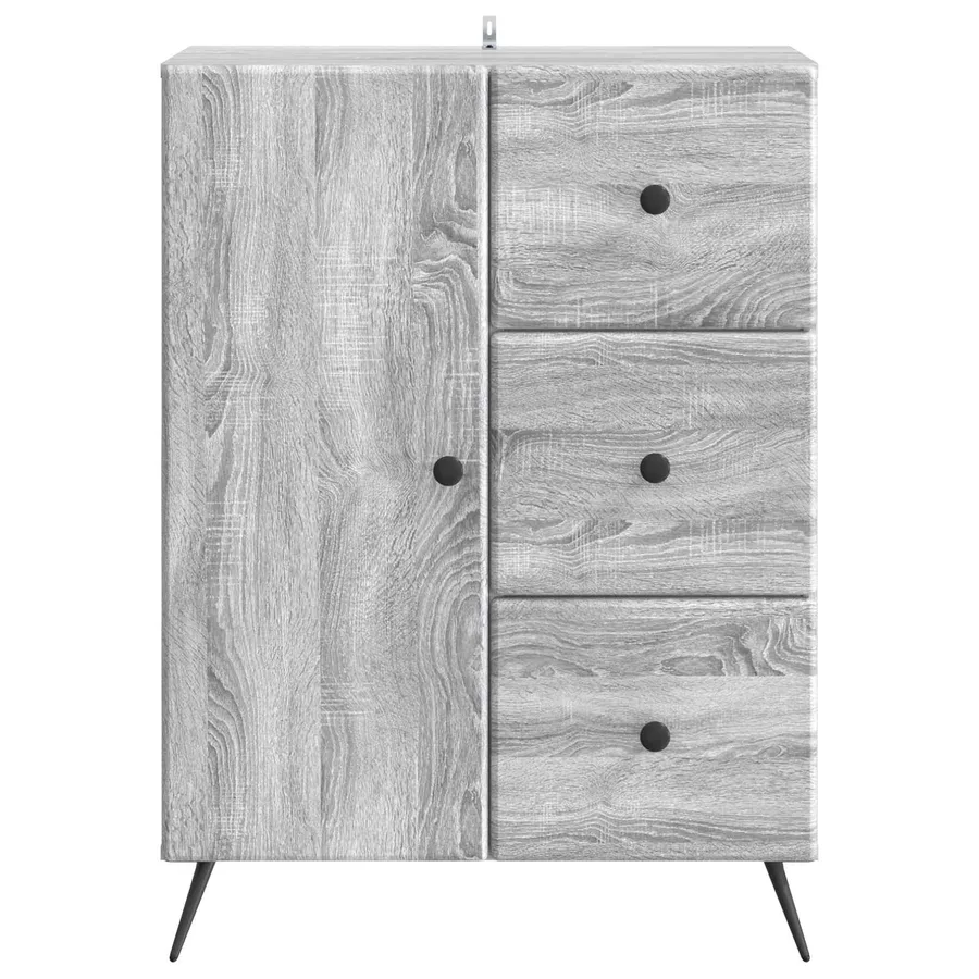 Buffet Sonoma gris 66 x 34,5 x 90 cm Bois d'ingénierie - 6
