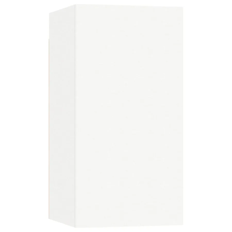 Ensemble de meubles TV 4 pcs Blanc Bois d'ingénierie - 5