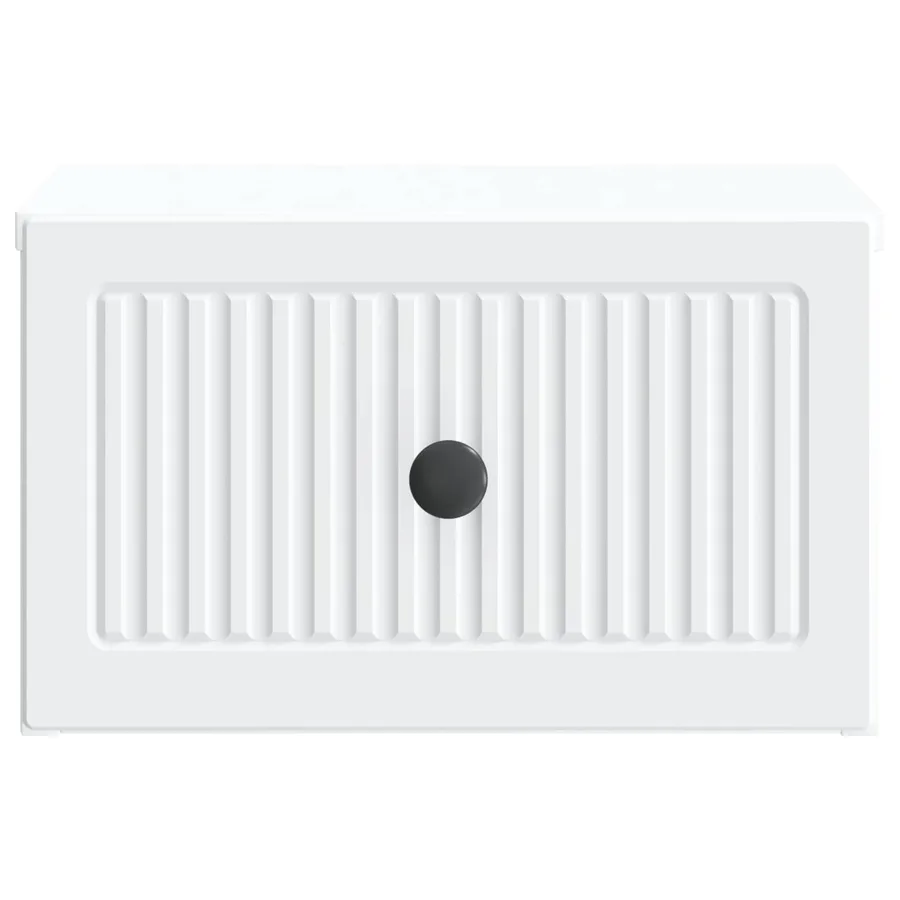 Cabinet de chevet mural 2 pcs Blanc 33 x 34,5 x 20 cm - 7
