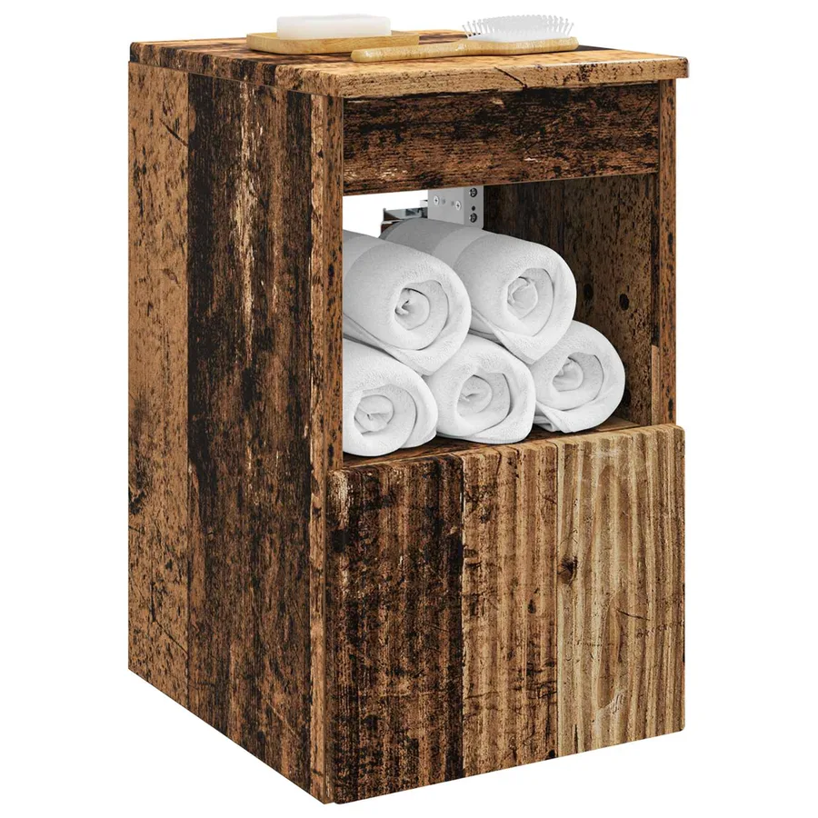 Armoire de salle de bain Bois ancien 30 x 44,5 x 50 cm - 3