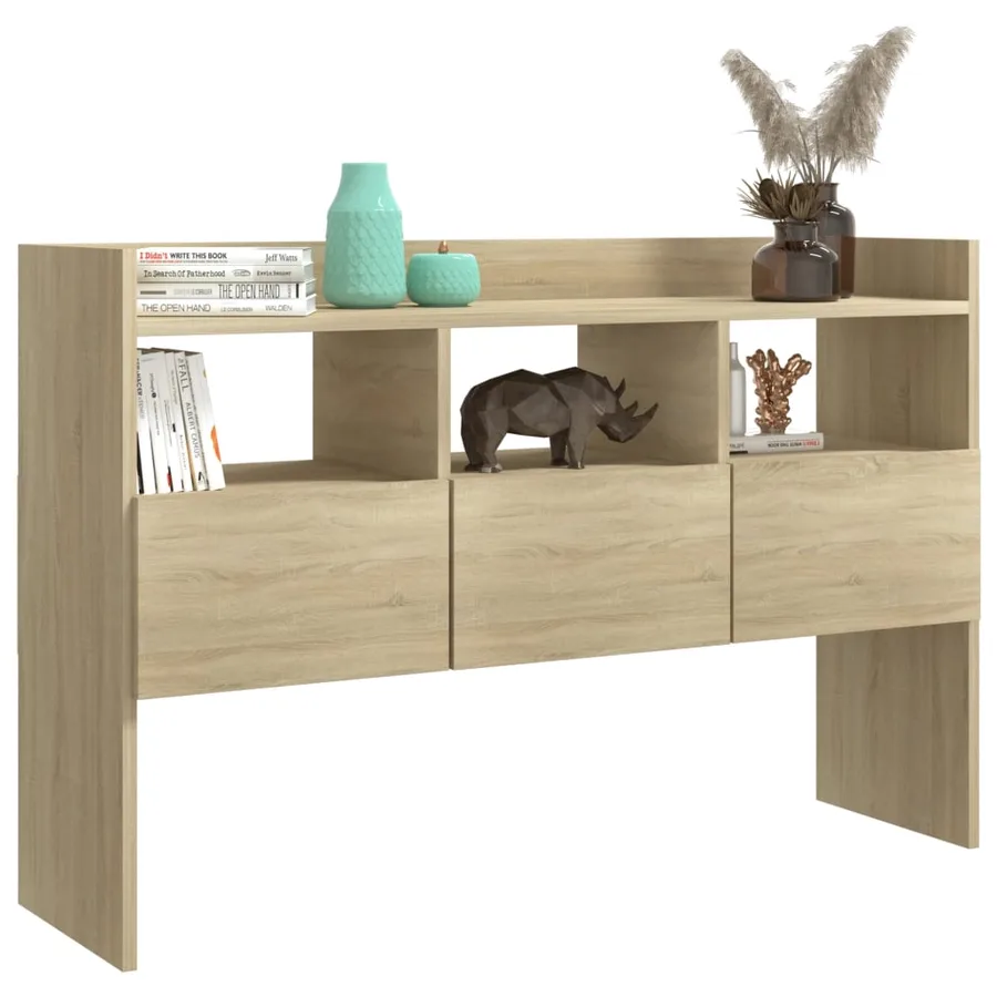 Buffet Chêne sonoma 105x30x70 cm Bois d’ingénierie - 4