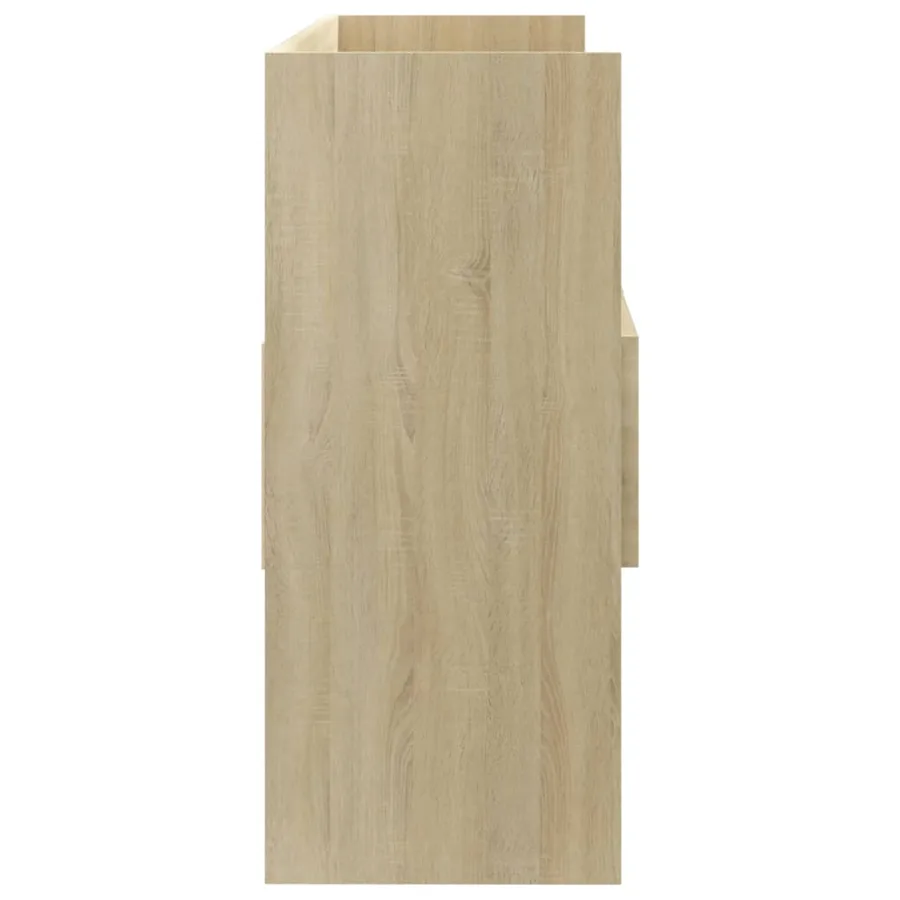 Buffet Chêne sonoma 105x30x70 cm Bois d’ingénierie - 7