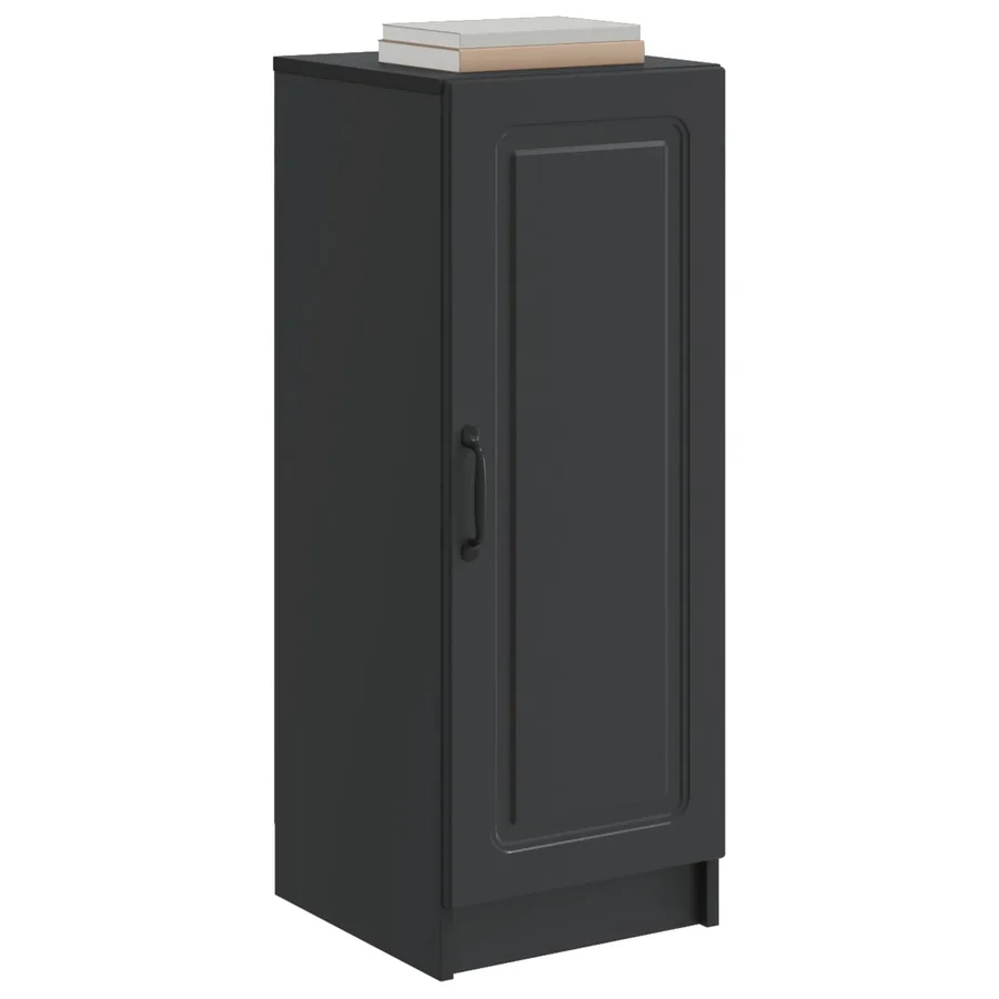 Buffet Noir 33 x 34,5 x 87 cm Bois d'ingénierie - 3