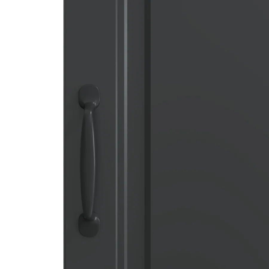 Buffet Noir 33 x 34,5 x 87 cm Bois d'ingénierie - 8