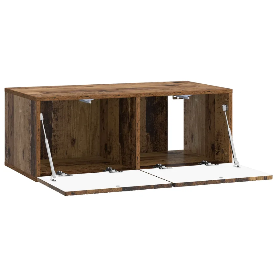 Meuble TV mural 98 x 41 x 30 cm Bois ancien Bois d'ingénierie - 4