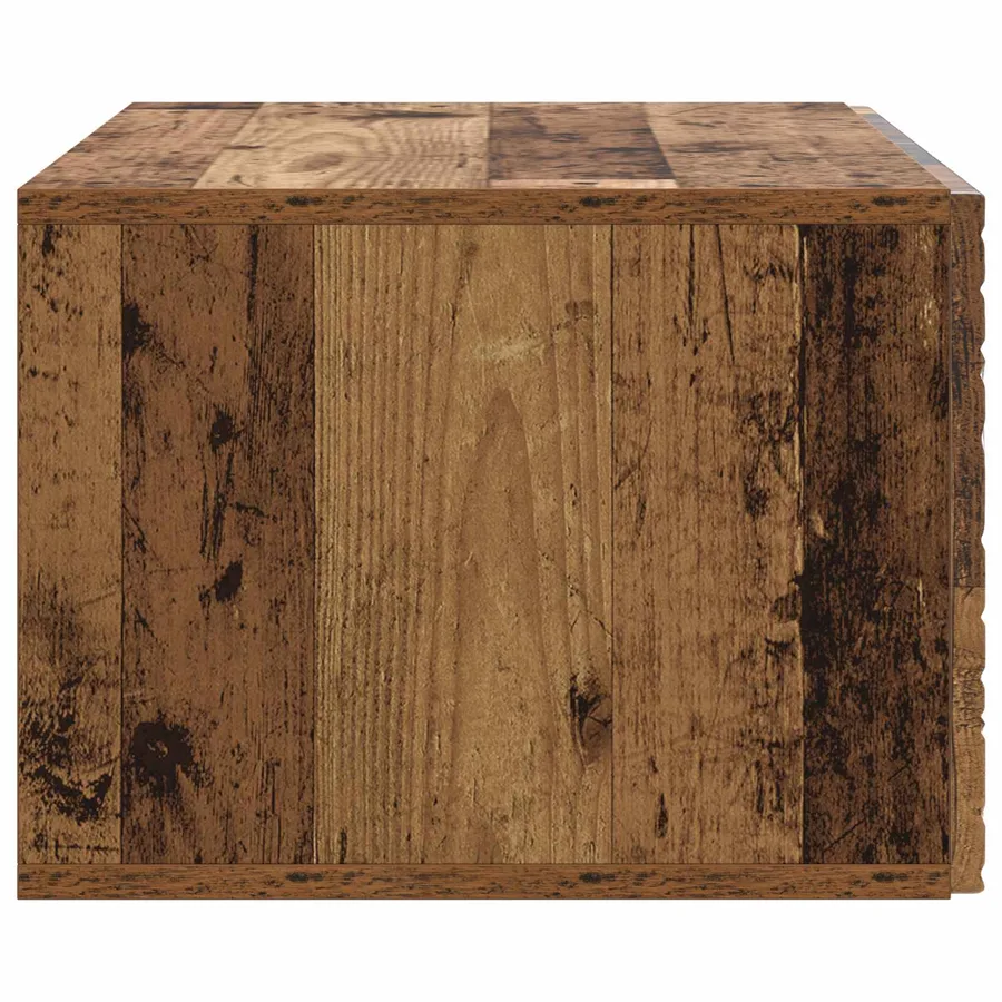 Meuble TV mural 98 x 41 x 30 cm Bois ancien Bois d'ingénierie - 6