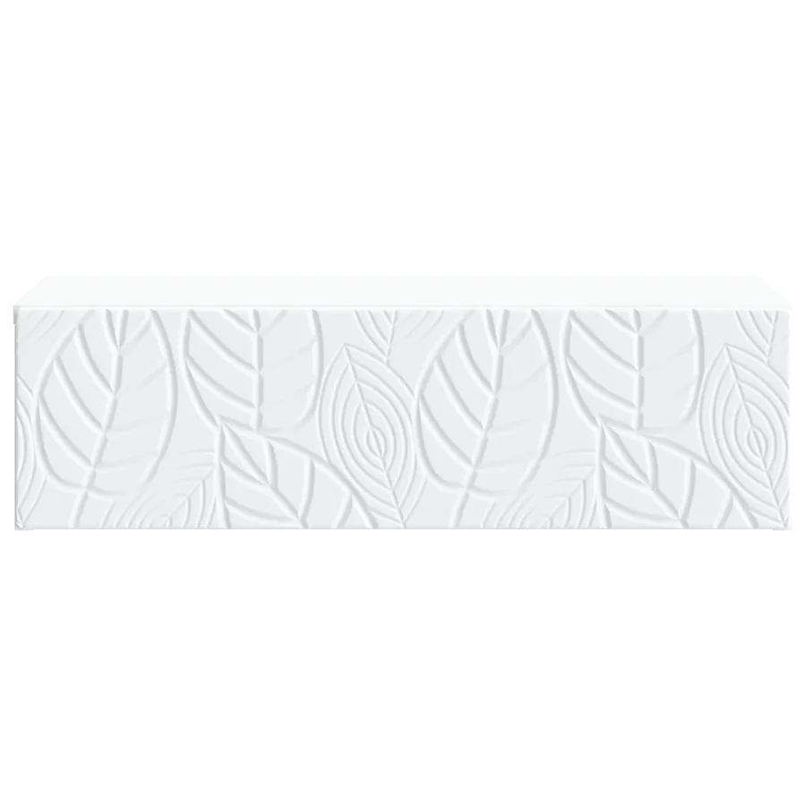 Table d'appoint murale Blanc 59 x 34,5 x 17 cm - 4
