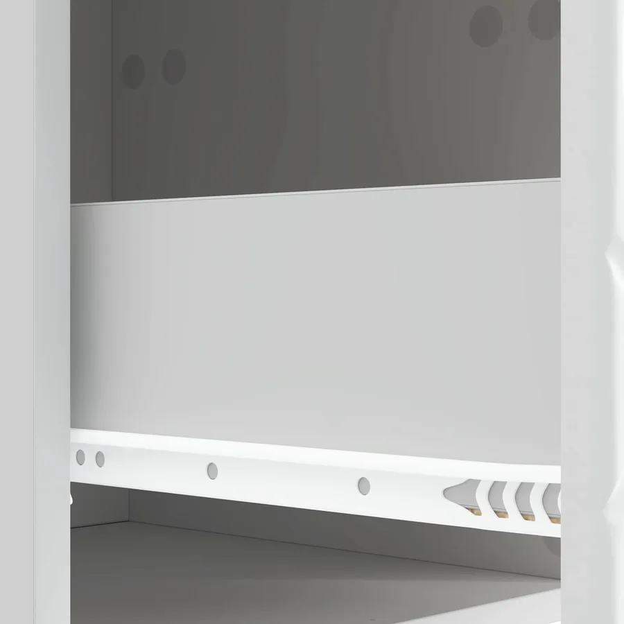 Table d'appoint murale Blanc 59 x 34,5 x 17 cm - 8