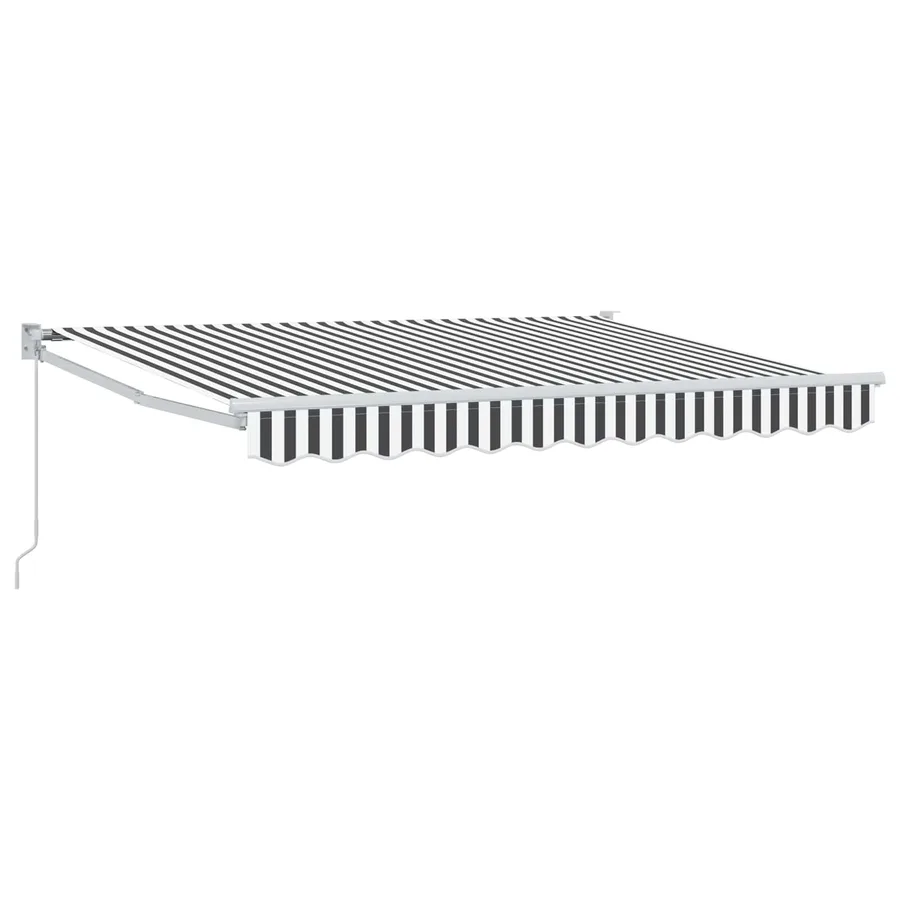 Auvent rétractable Anthracite et blanc 2,5 x 2 m - 2