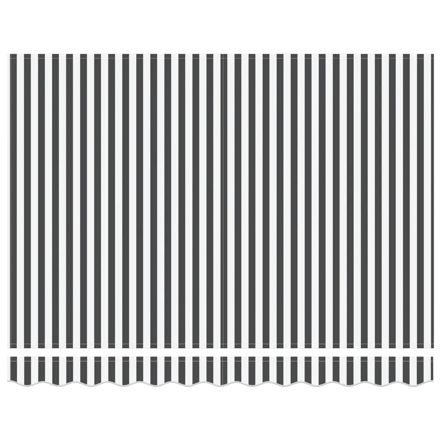 Auvent rétractable Anthracite et blanc 2,5 x 2 m - 6