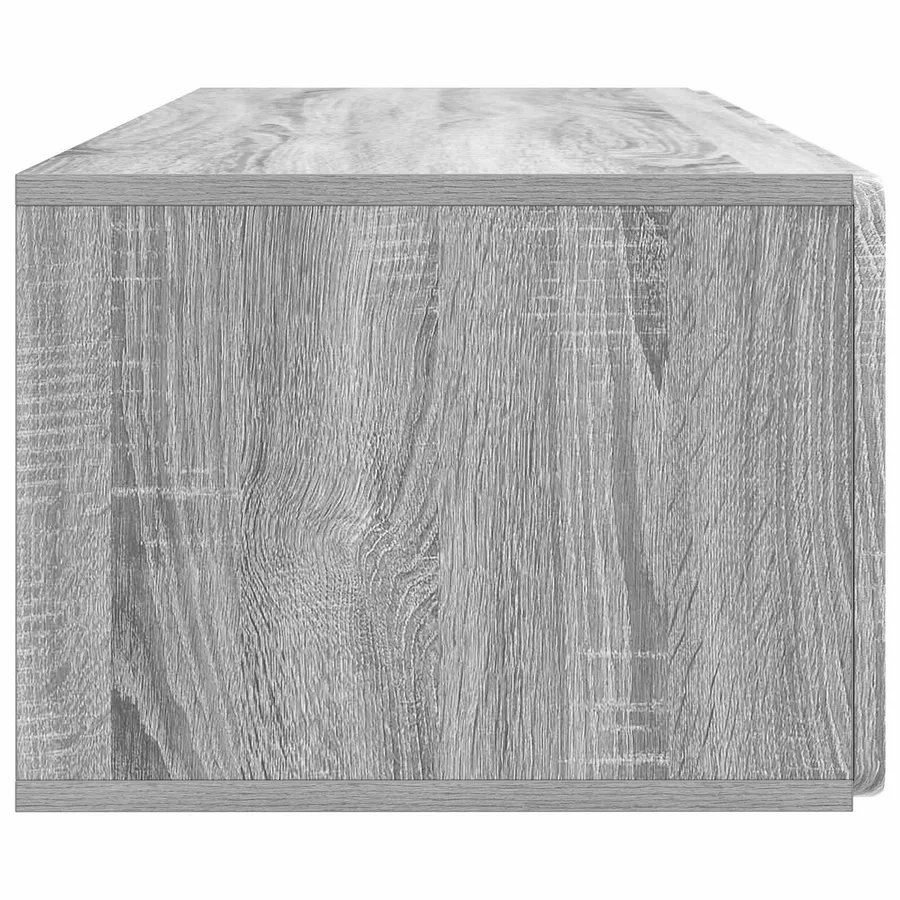 Meuble TV mural 98 x 41 x 30 cm Sonoma gris Bois d'ingénierie - 7
