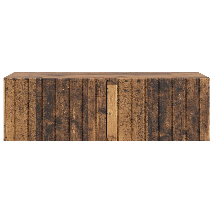Meuble TV mural 98 x 41 x 30 cm Bois ancien Bois d'ingénierie - 6