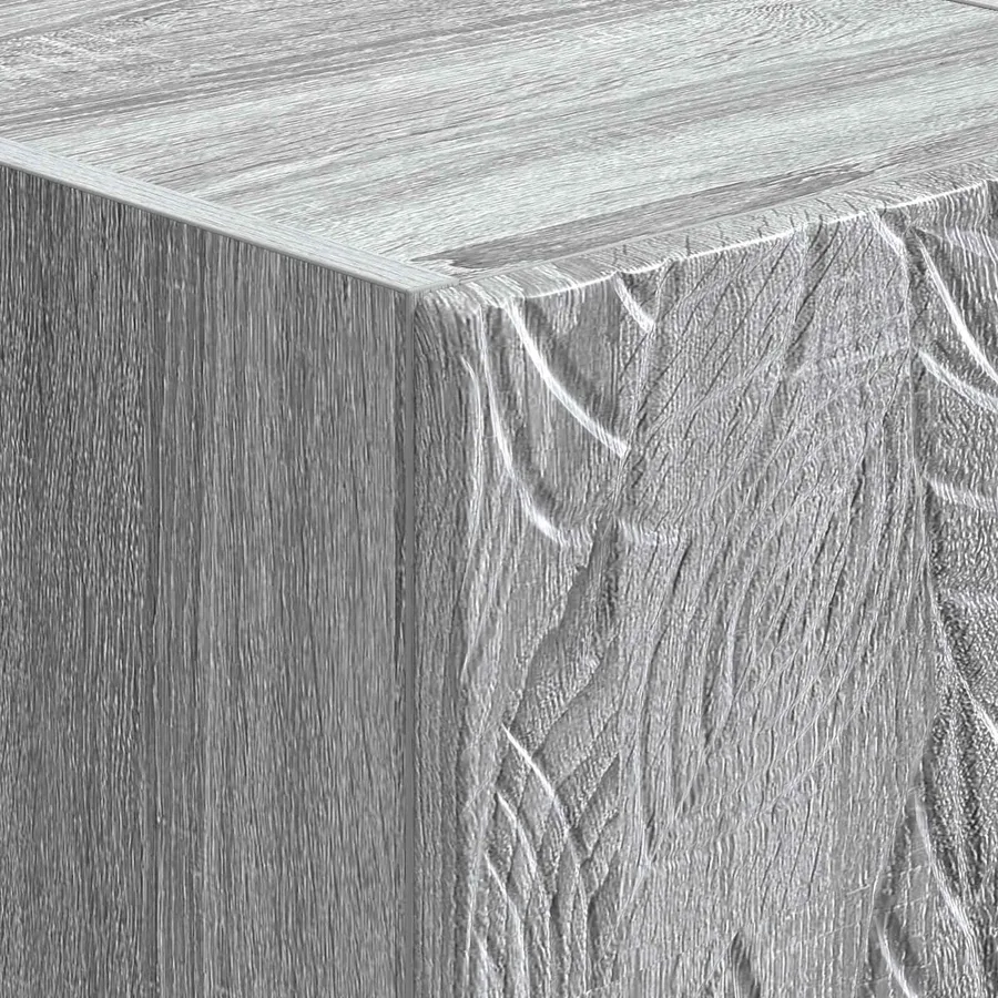 Table d'appoint murale Sonoma gris 59 x 34,5 x 17 cm - 7