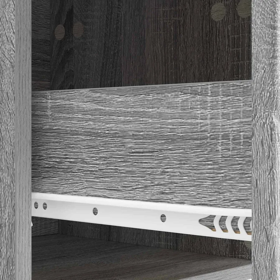 Table d'appoint murale Sonoma gris 59 x 34,5 x 17 cm - 8