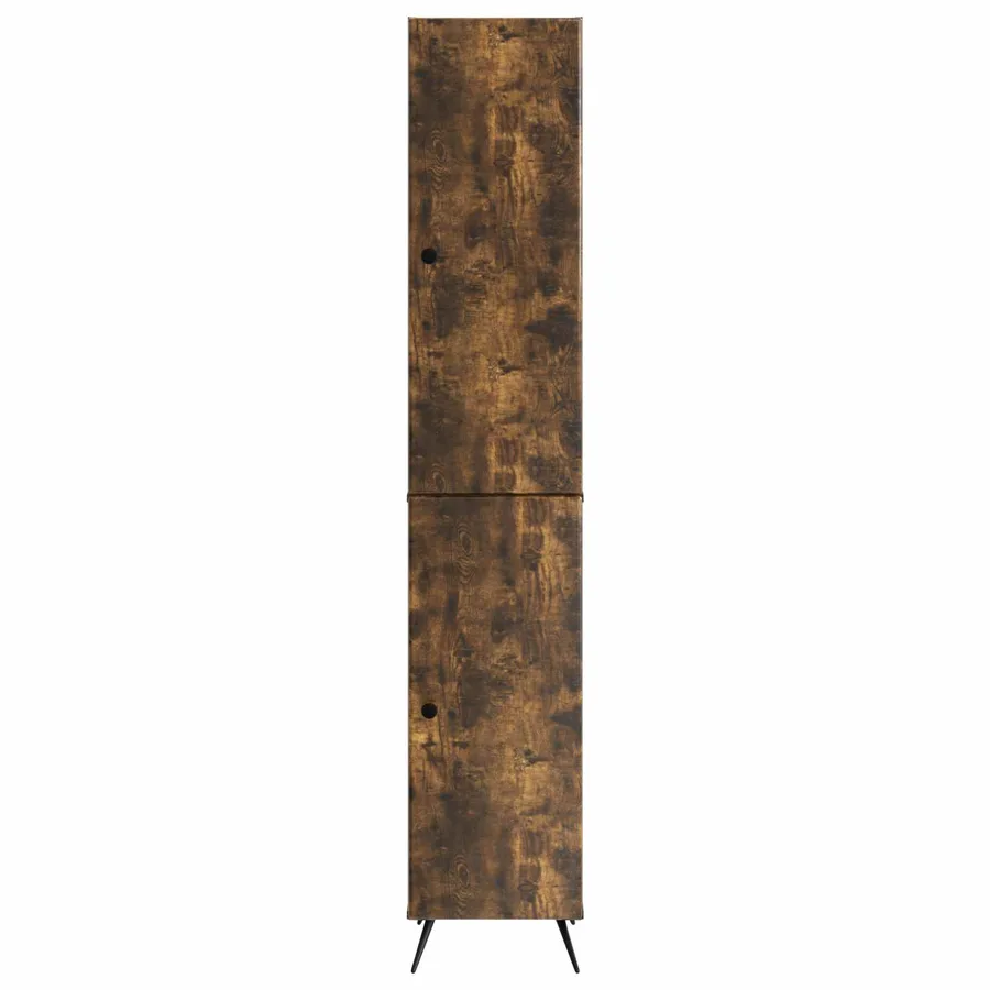 Ensemble de Meubles 2 pcs Chêne fumé Bois d'ingénierie - 5