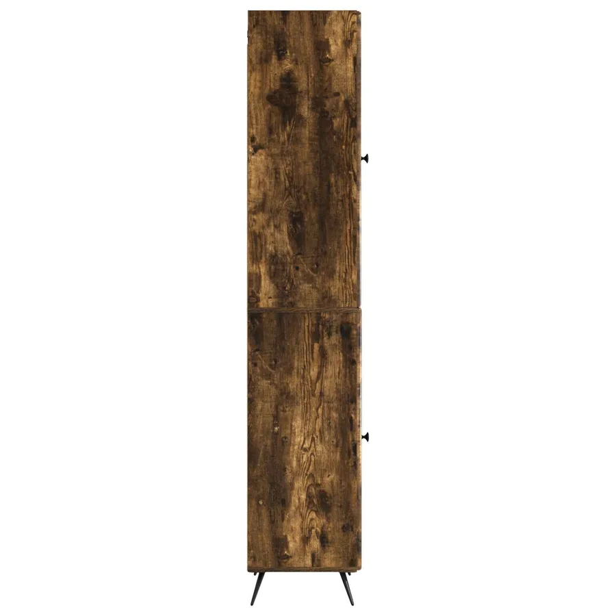 Ensemble de Meubles 2 pcs Chêne fumé Bois d'ingénierie - 6