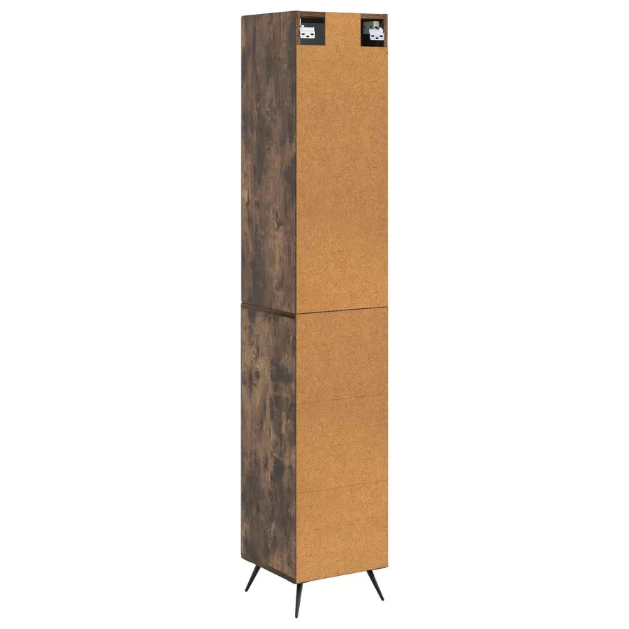 Ensemble de Meubles 2 pcs Chêne fumé Bois d'ingénierie - 7