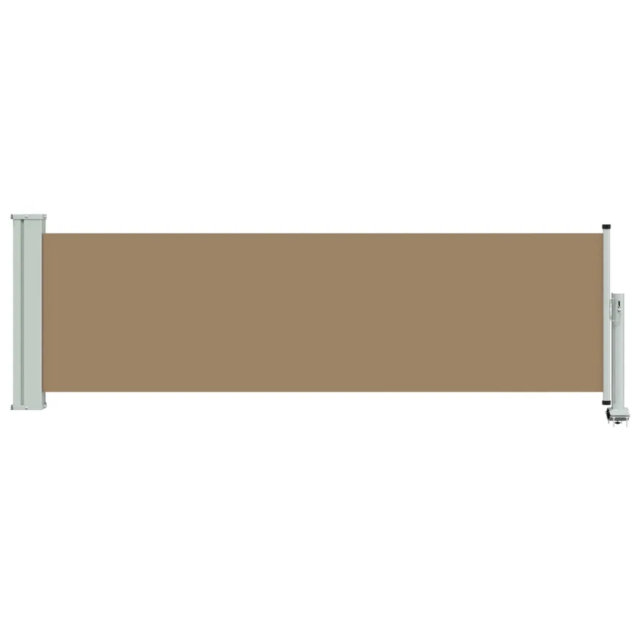 Auvent latéral 80 x 300 cm 100% polyester fer acier - 2