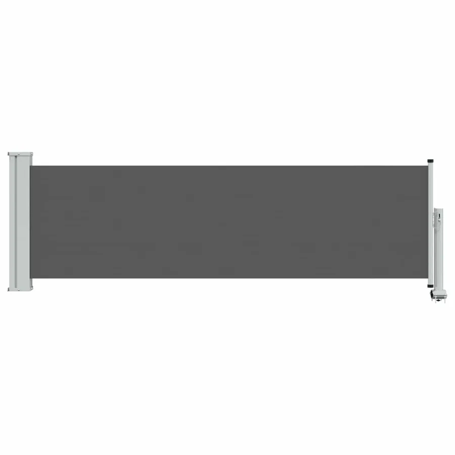 Auvent latéral 100 x 300 cm 100% polyester fer acier - 2