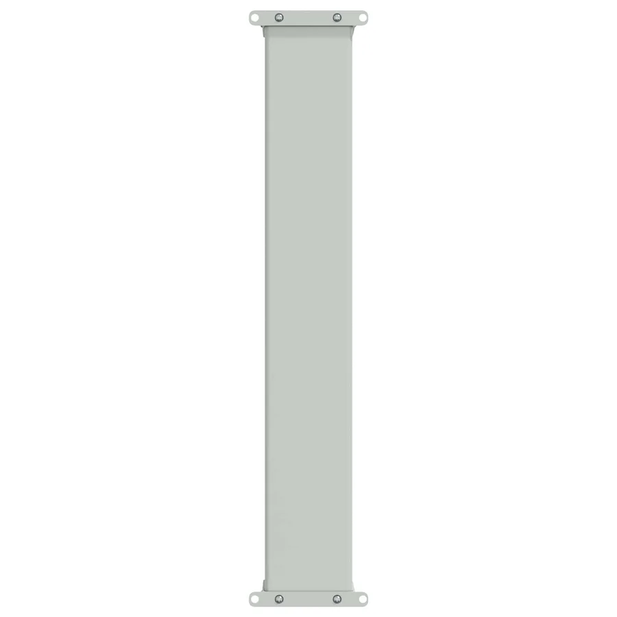 Auvent latéral 100 x 300 cm 100% polyester fer acier - 4
