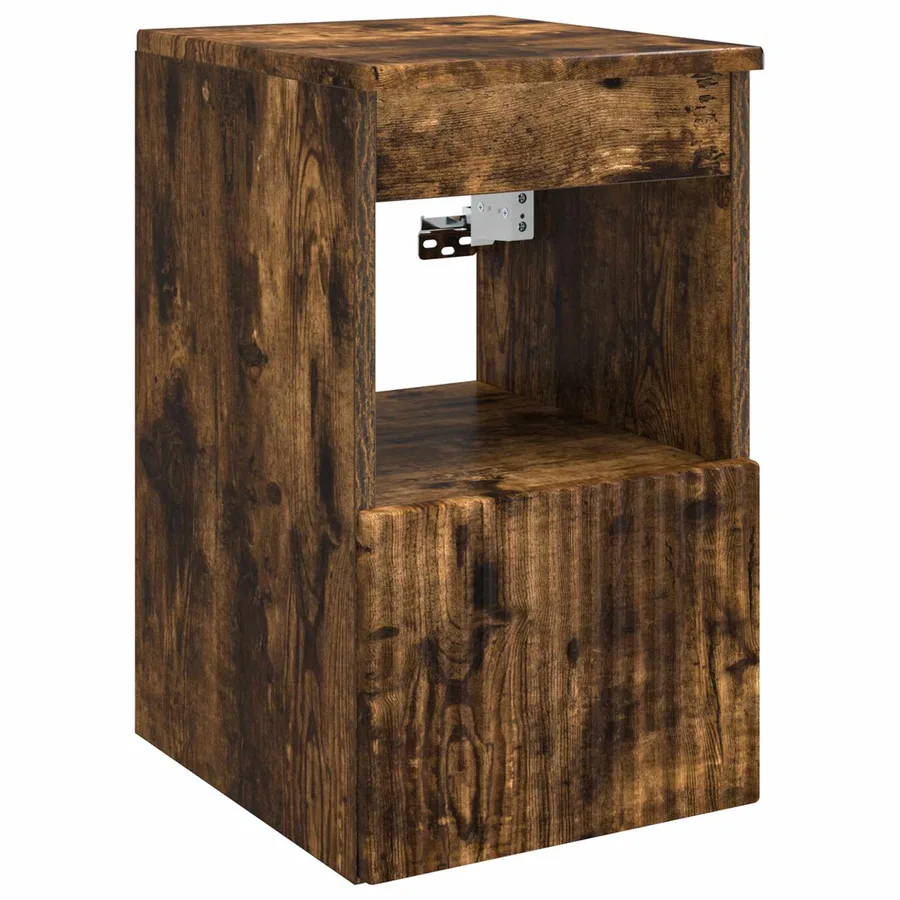 Ensemble d'armoire de salle de bain 4 pcs Chêne fumé - 6