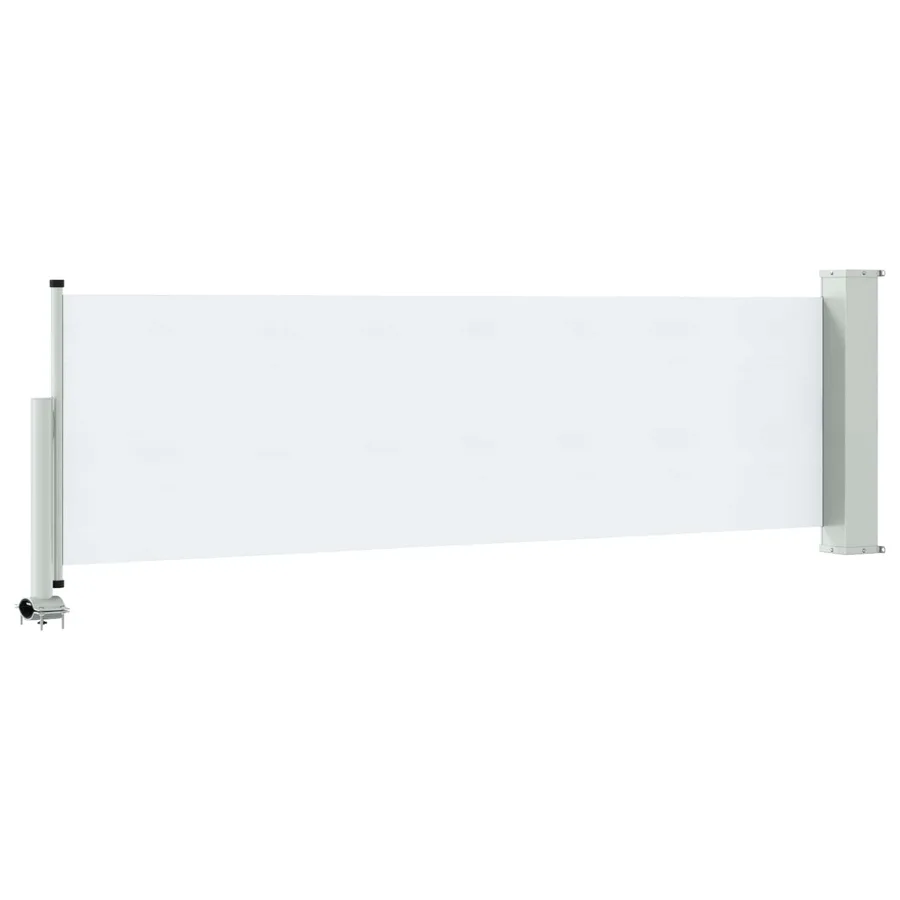 Auvent latéral 100 x 300 cm 100% polyester fer acier - 5