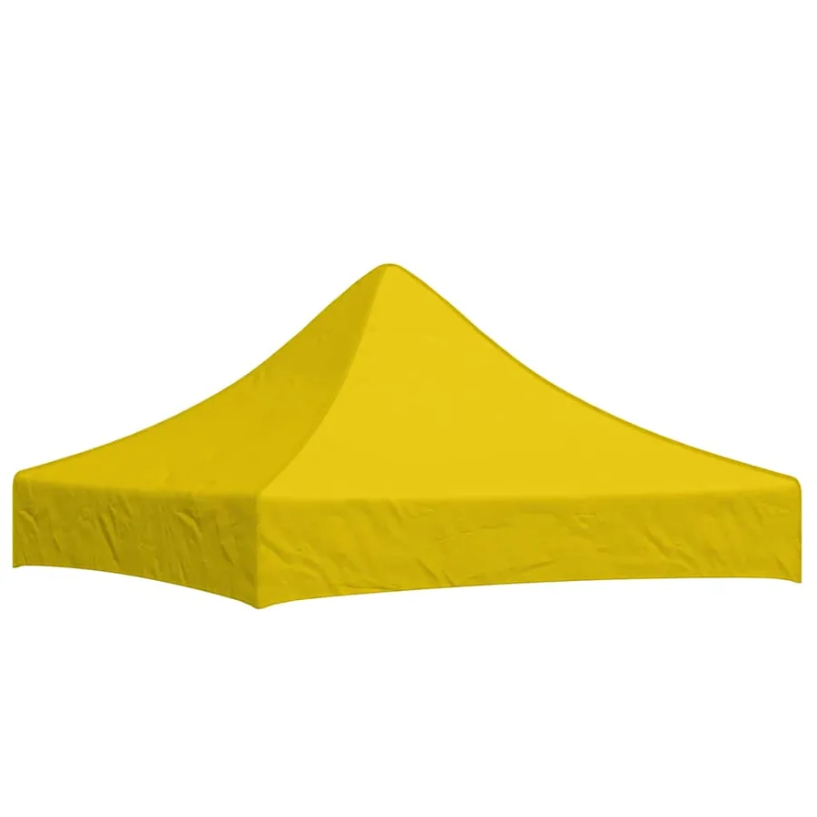 Toit de tente de réception 2x2 m Jaune 270 g/m² - 2