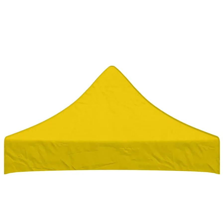 Toit de tente de réception 2x2 m Jaune 270 g/m² - 4