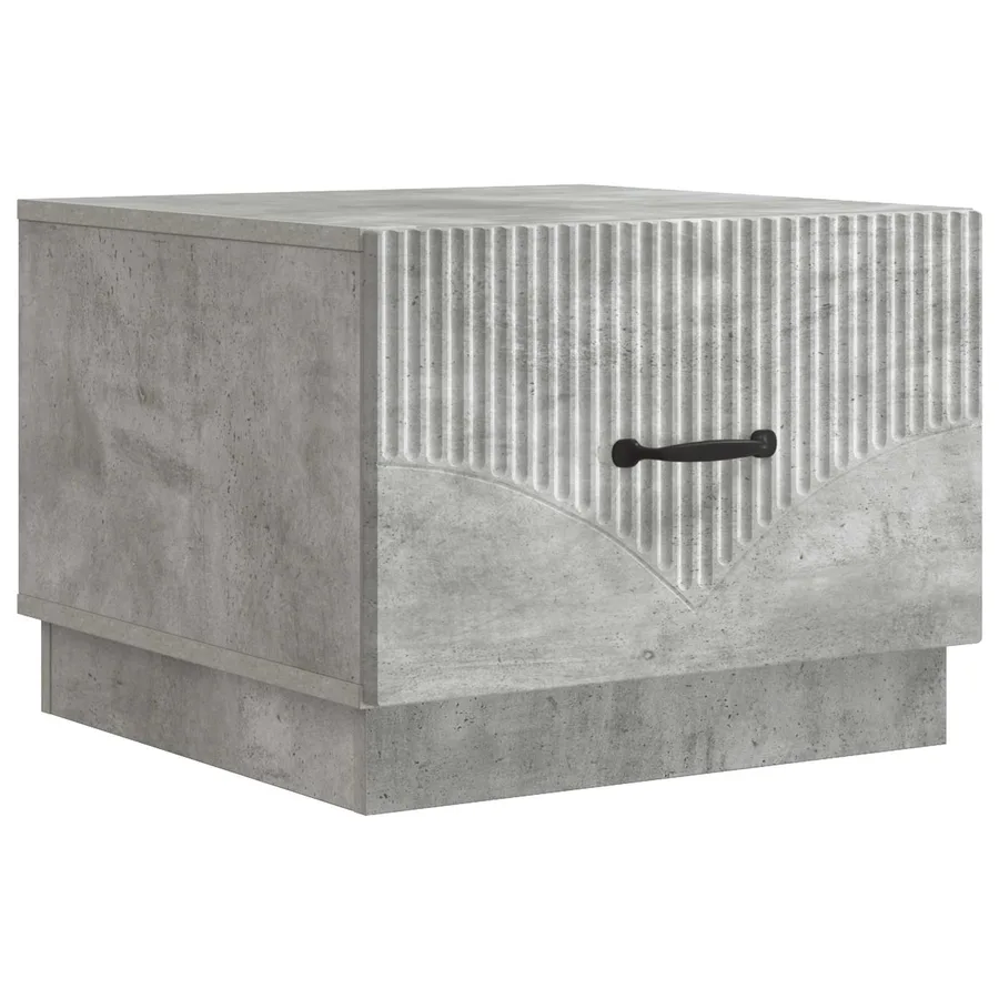 Table basse Gris béton 49 x 50 x 37 cm Bois d'ingénierie - 2