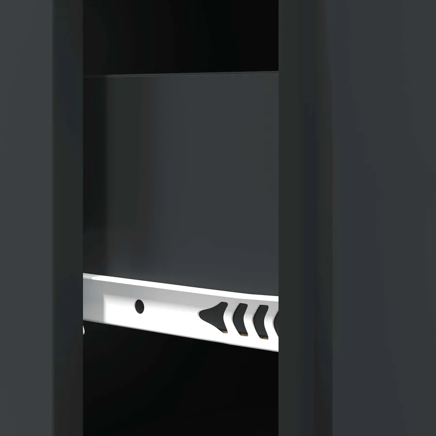 Armoire à tiroirs Noir 66 x 34,5 x 90 cm Bois d'ingénierie - 10