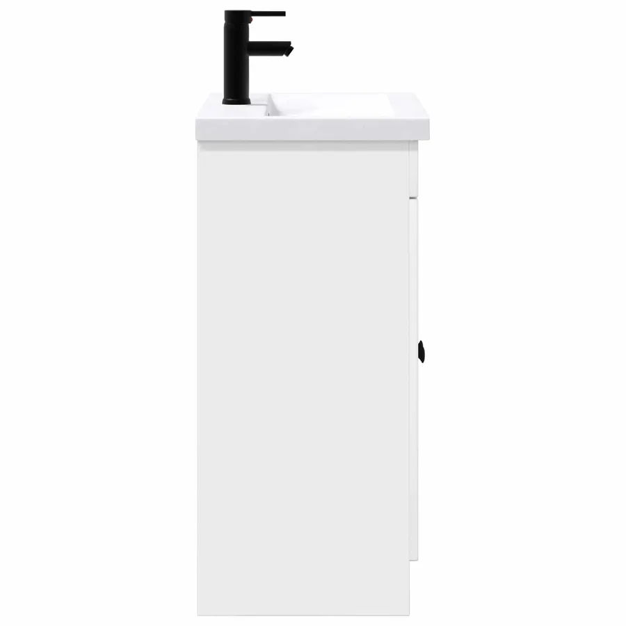 Ensemble de mobilier de salle de bain Blanc brillant - 6