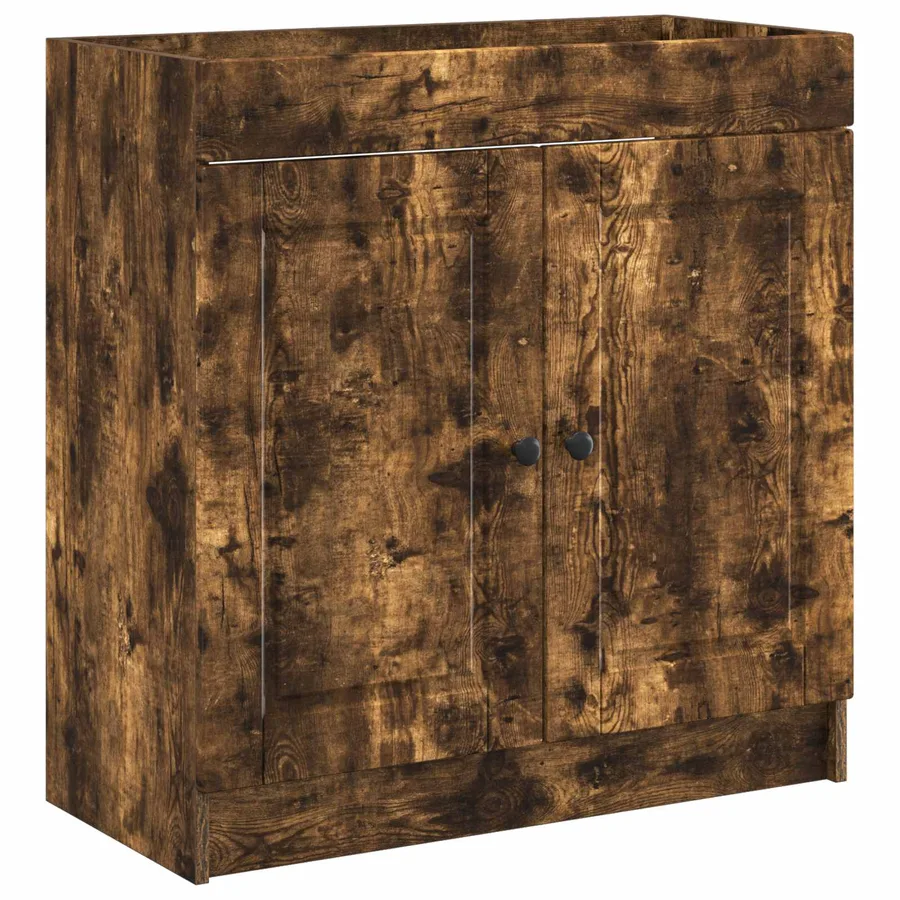 Ensemble de mobilier de salle de bain Chêne fumé - 4