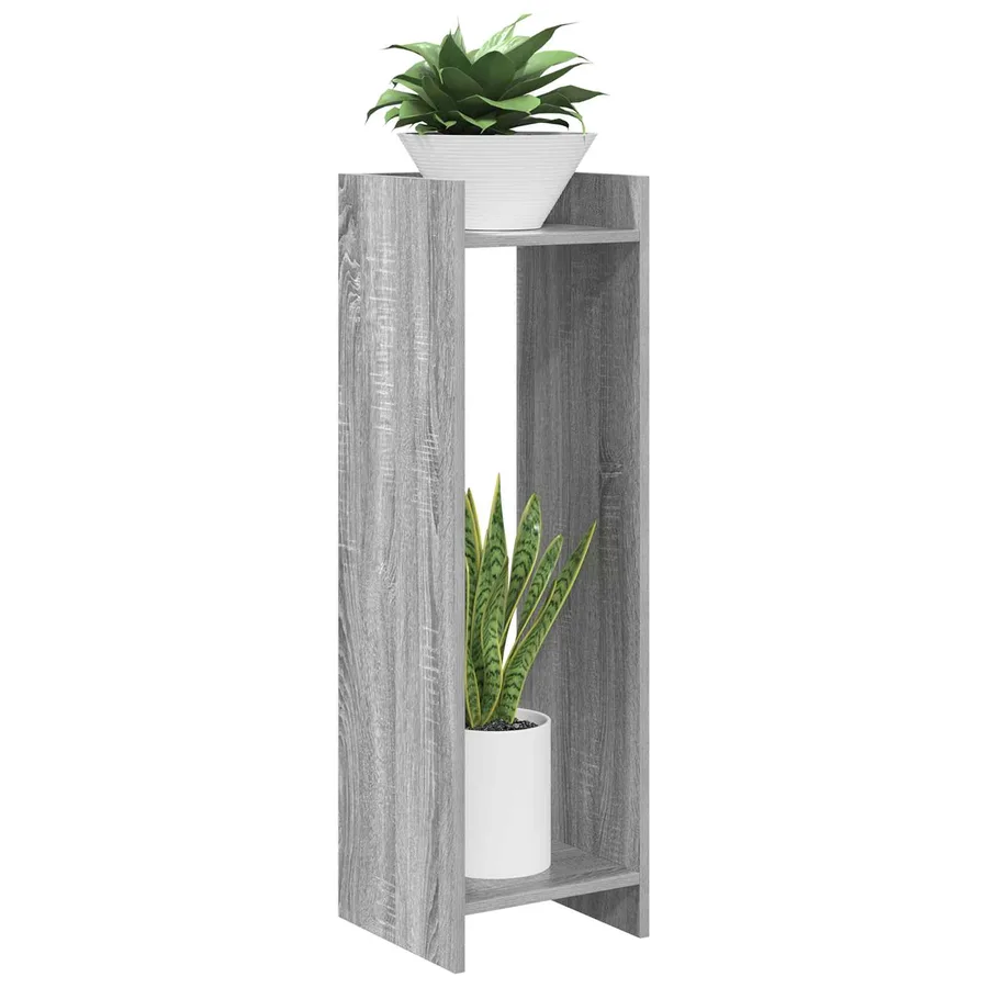Support de Plante Gris Sonoma 30 x 30 x 100 cm - 2