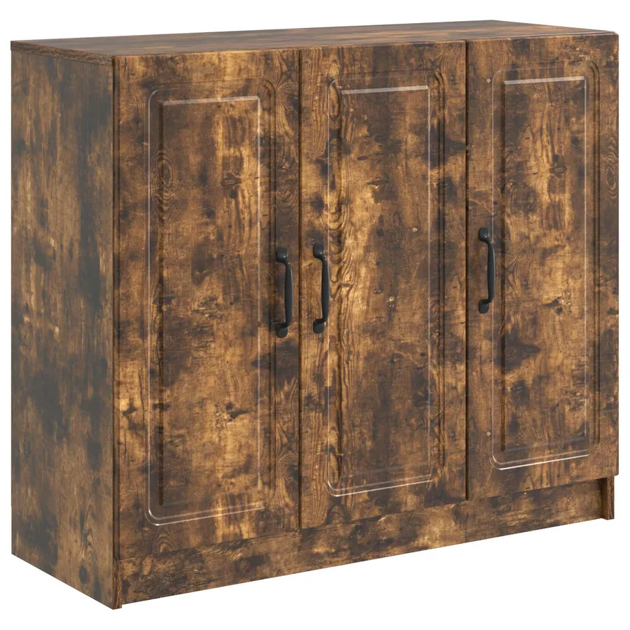 Buffet Chêne fumé 89 x 34,5 x 77 cm Bois d'ingénierie - 2
