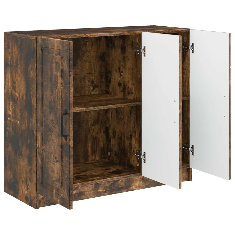Buffet Chêne fumé 89 x 34,5 x 77 cm Bois d'ingénierie - 5