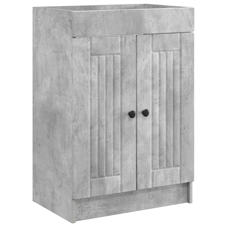 Ensemble de mobilier de salle de bain Gris béton - 4