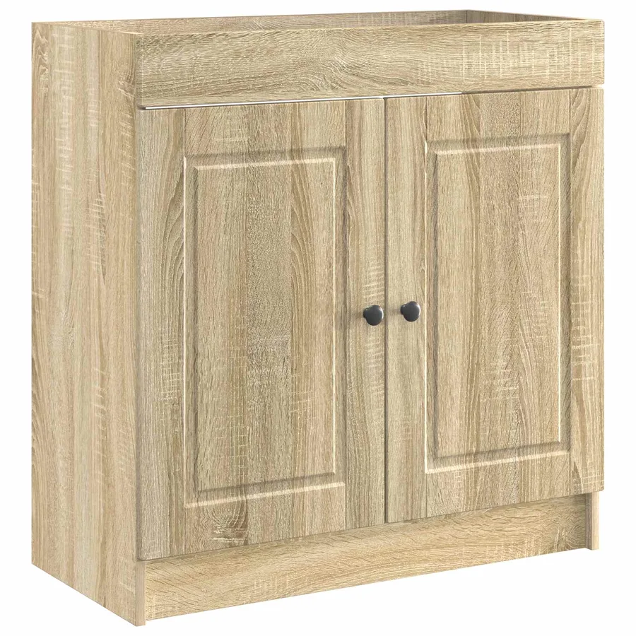 Ensemble de mobilier de salle de bain Chêne Sonoma - 4