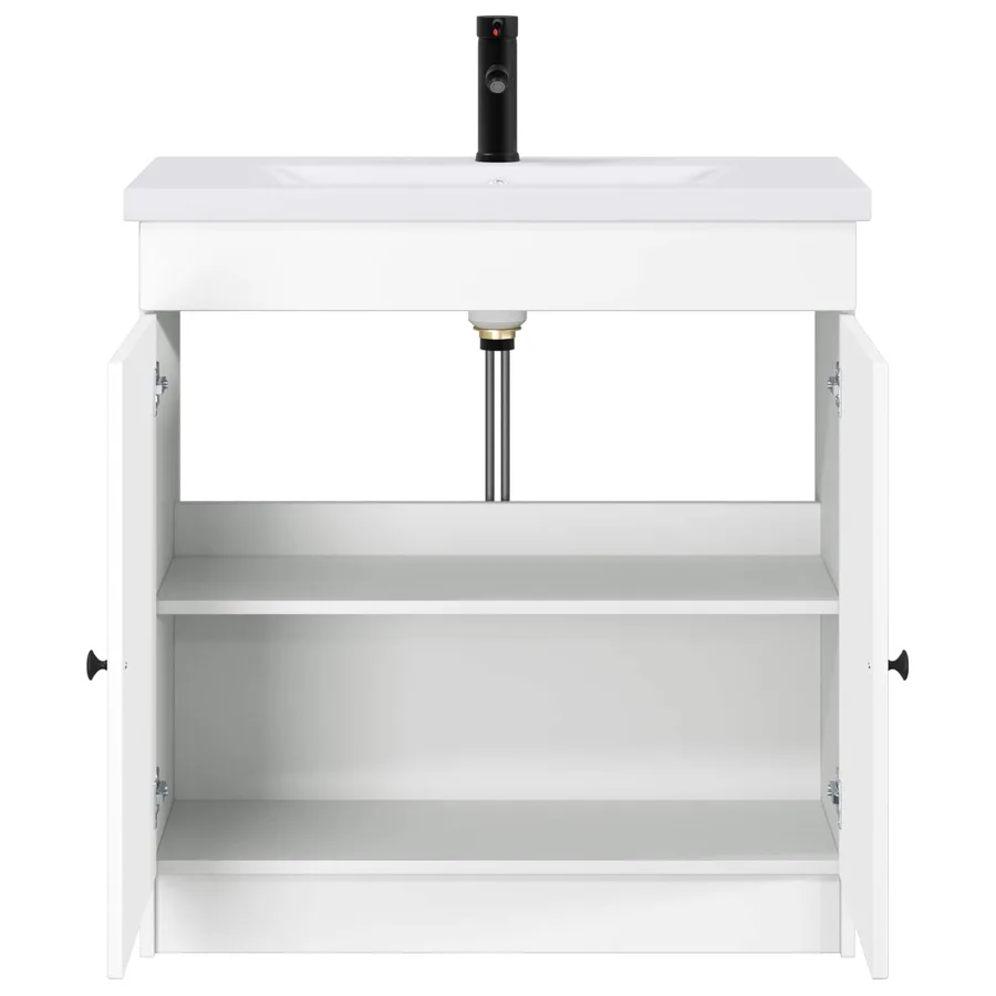 Ensemble de mobilier de salle de bain Blanc 78,5 x 37,5 x 81 cm - 3