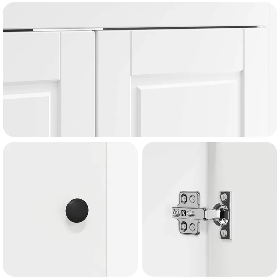 Ensemble de mobilier de salle de bain Blanc 78,5 x 37,5 x 81 cm - 8