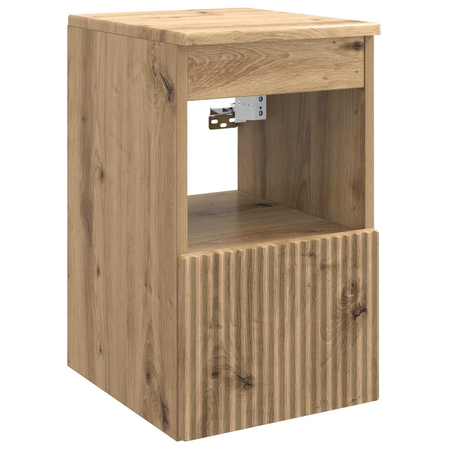 Ensemble d'armoire de salle de bain 4 pc Chêne artisanal - 6